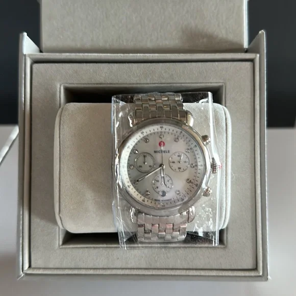 - NWT Women's CSX Diamond Embellished Bracelet Watch, 38mm - Picture 4 of 13